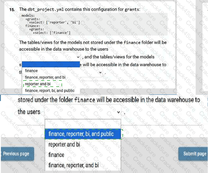 dbt-Analytics-Engineering question answer